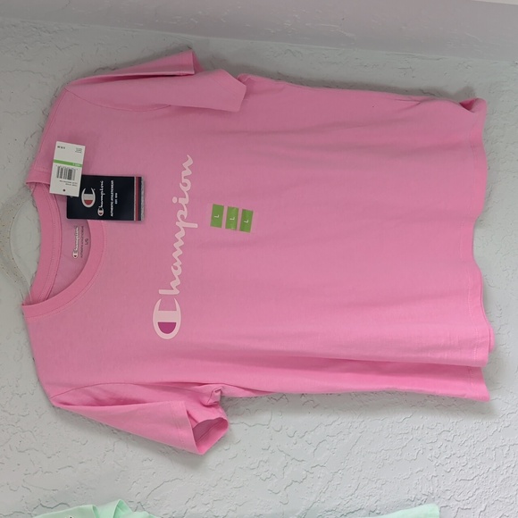 Pair of NWT Champion Ladies Athletic Tees Crew Neck | Size L - Picture 3 of 9